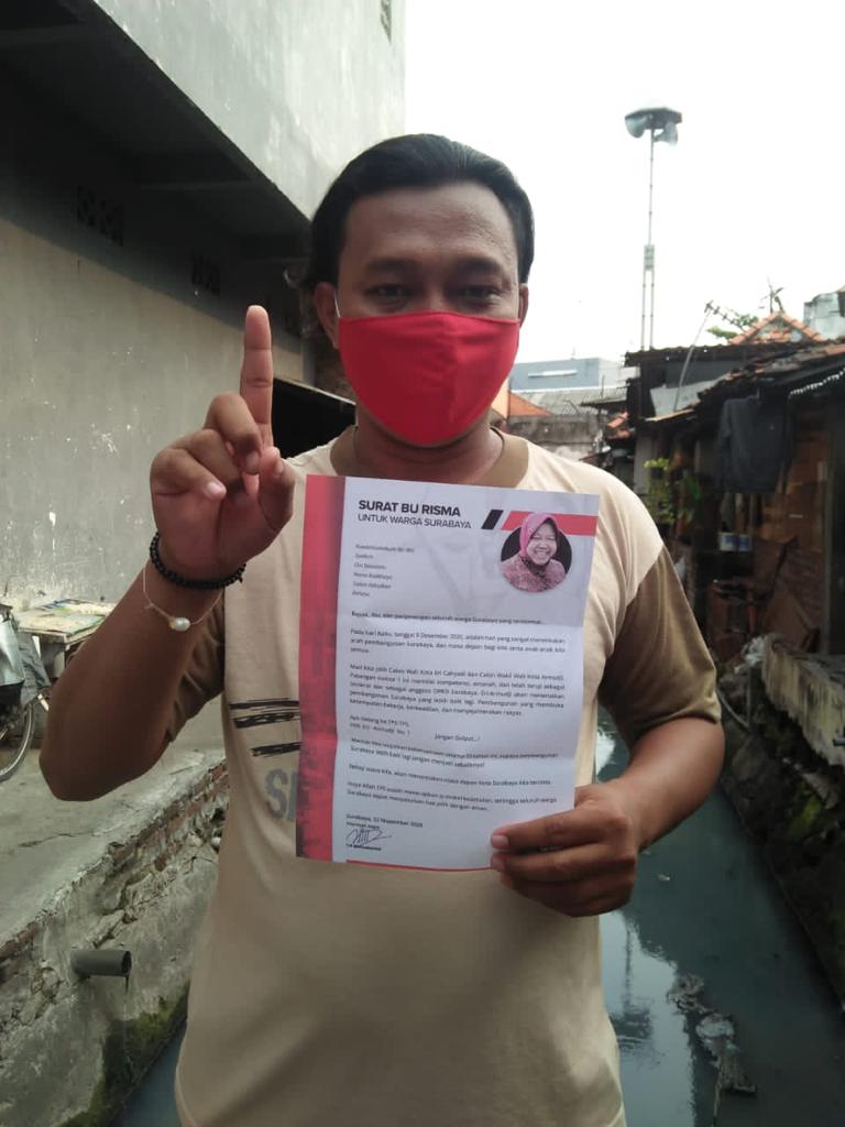Dapat Surat Cinta Dari Wali Kota Risma, Warga: Ingin Menjaga Keberlanjutan