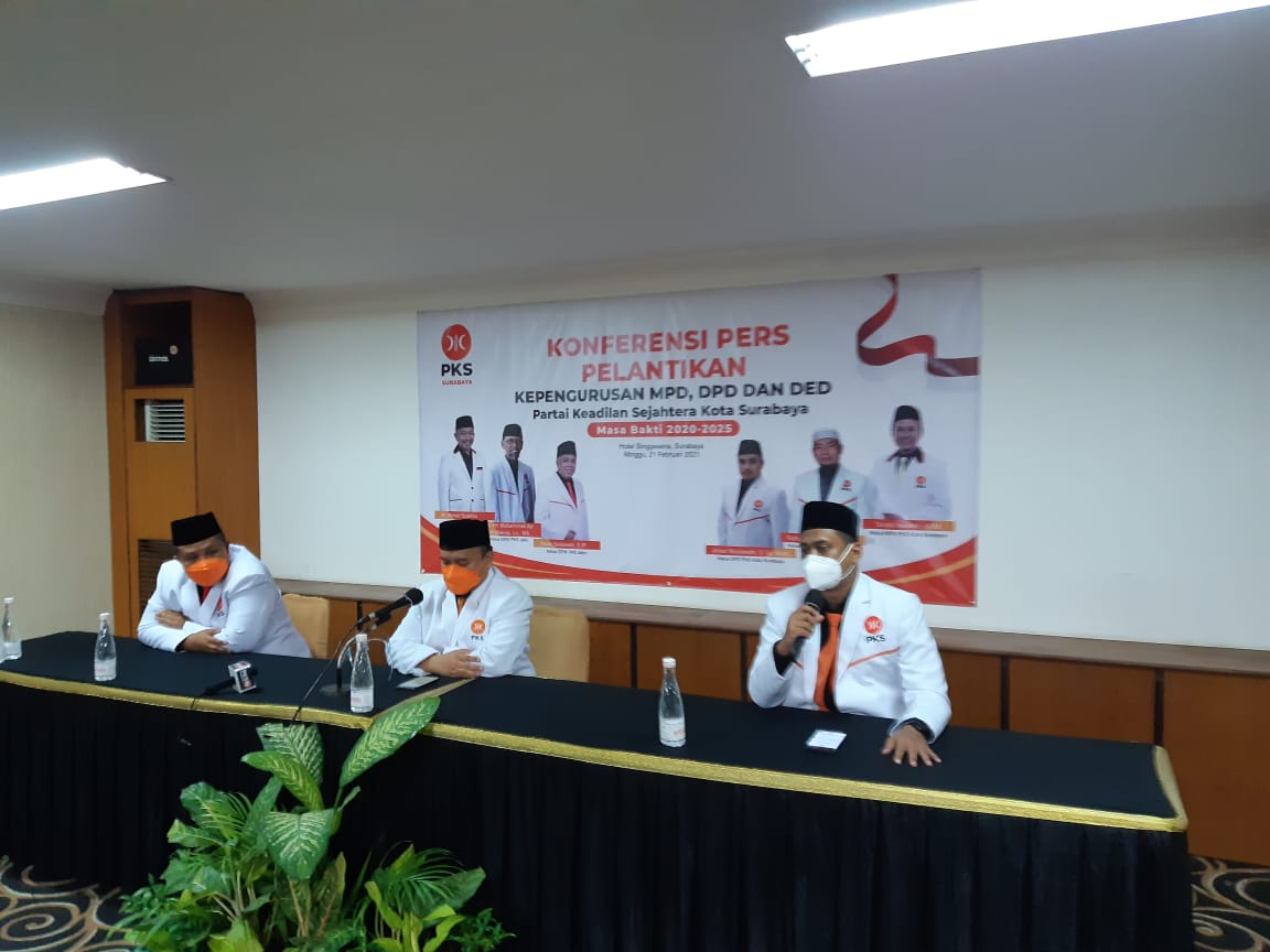 Baru Dilantik, DPD PKS Surabaya Siap Raup Minimal 15 Persen Suara Di Pemilihan Serentak