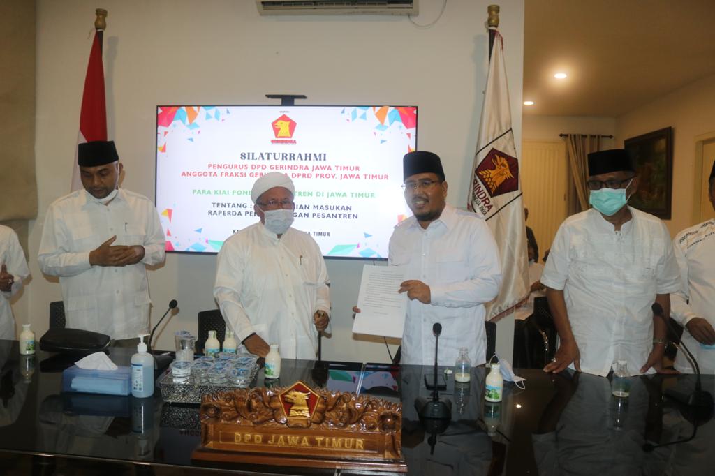 Gerindra Jatim Minta Raperda Pengembangan Pesantren&nbsp;Tak Tergesa-gesa