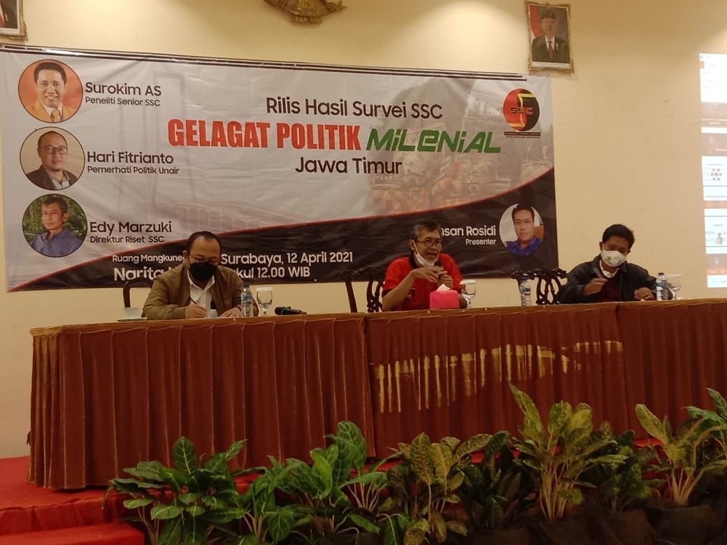 PDI Perjuangan Paling Diminati Milenial Jatim