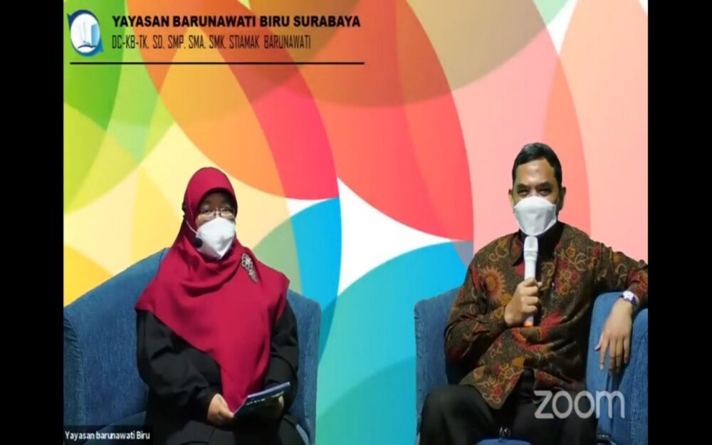 Sadar Perubahan Zaman, Yayasan Barunawati Biru Surabaya Adakan Webinar Parenting