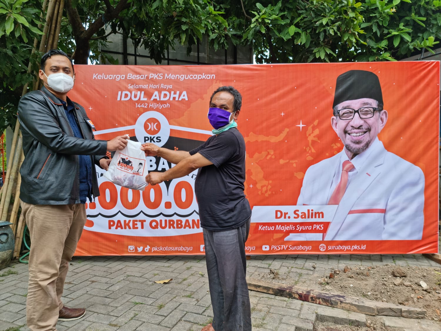 PKS Surabaya Turut Sukseskan Program Tebar 1.000.000 Paket Kurban