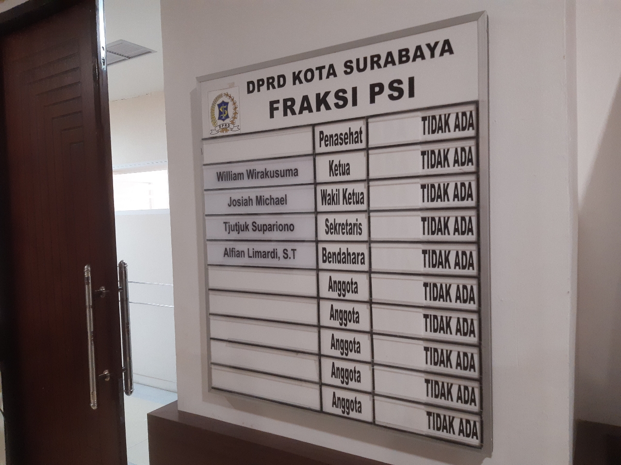 Jabatan Ketua Fraksi PSI DPRD Surabaya Terancam Diganti