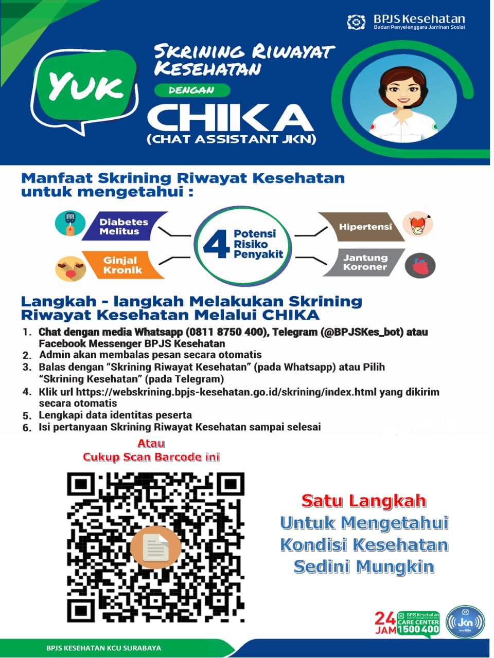 Ingin Tahu Kondisi Kesehatan Bisa Dari Fitur Mobile Screening Aplikasi Mobile JKN