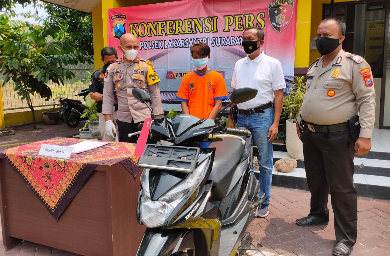 Kunci Motor Tertancap, Motor Raib Digondol Maling
