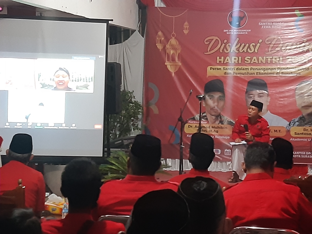 PDIP Surabaya Peringati Hari Santri Di Hari Libur Maulid Nabi