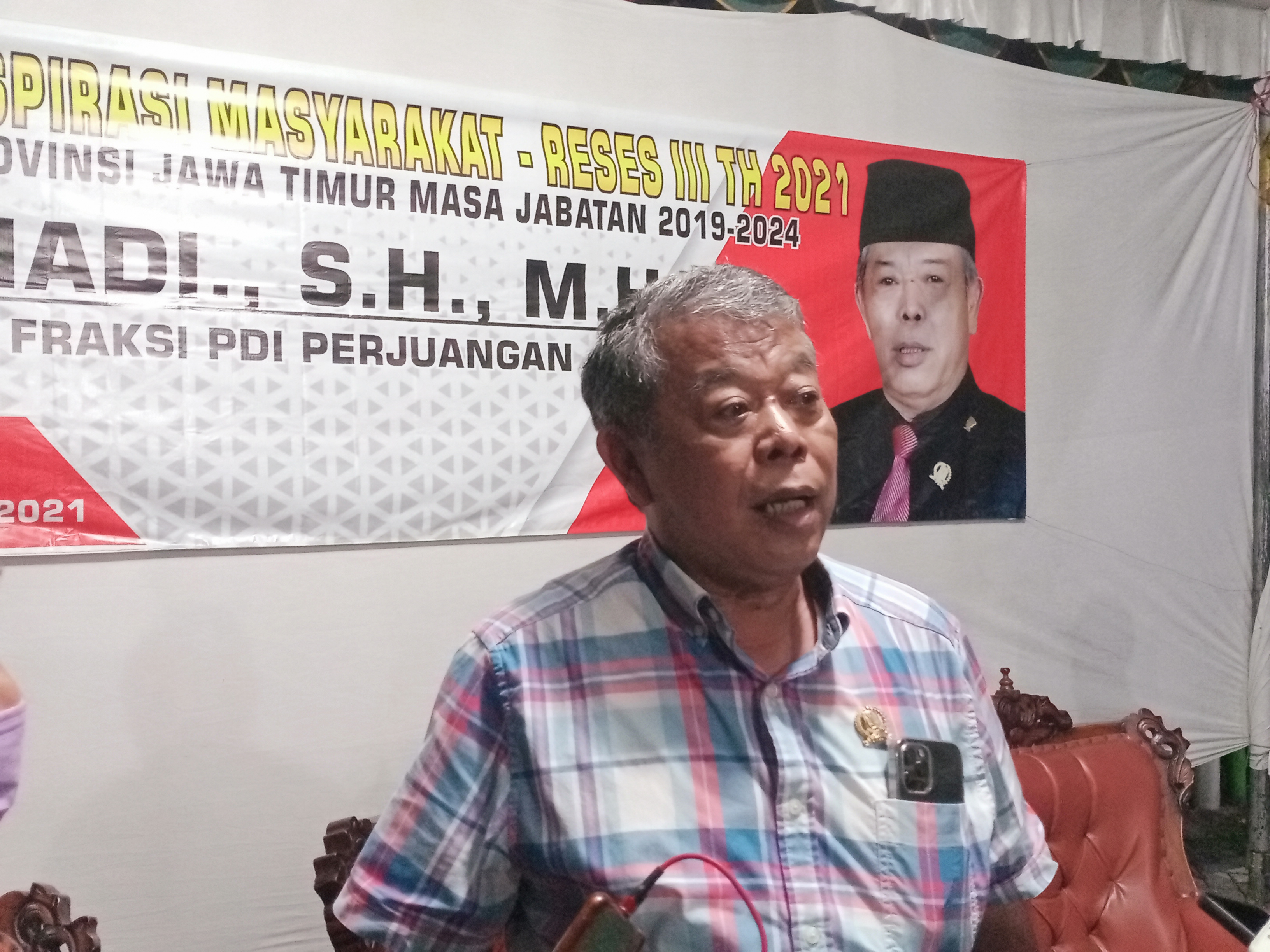 Disambati Warga Kepuh Permai tentang Fasum, Ini Penjelasan Ketua DPRD Jatim