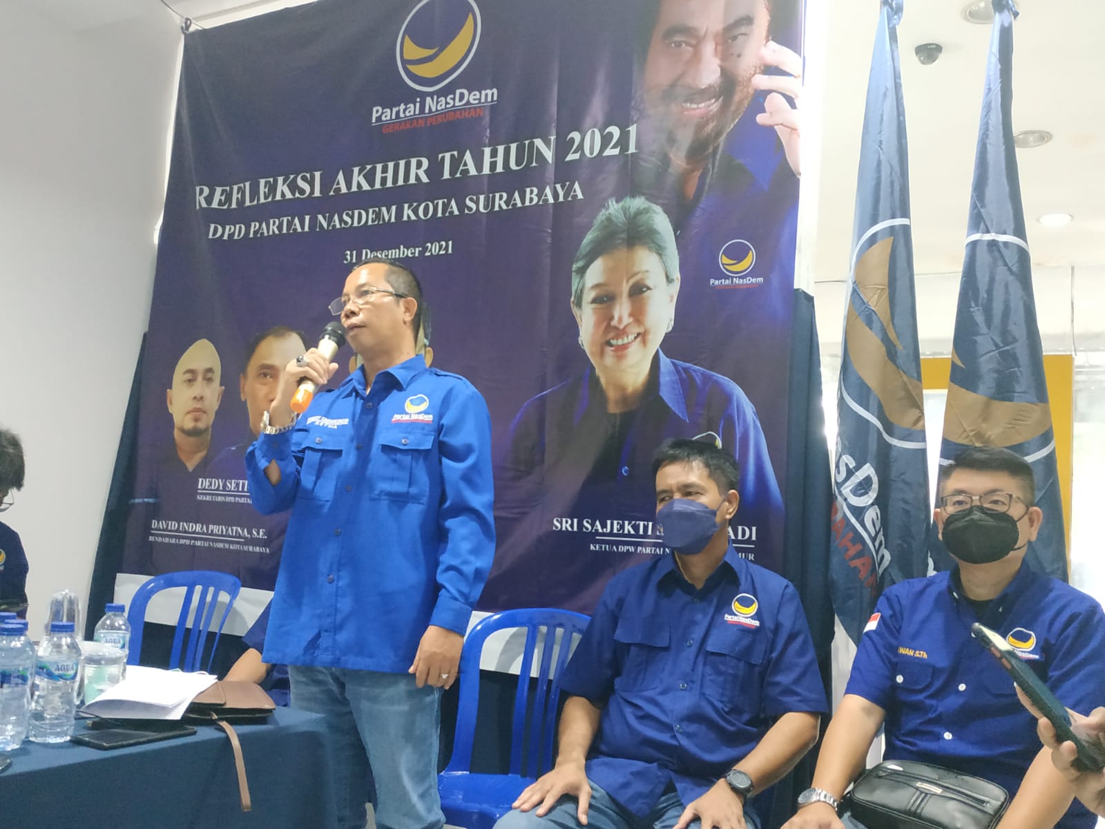 Refleksi Akhir Tahun Partai NasDem Surabaya, Bahas Berbagai Persoalan Kota