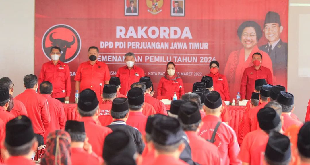 Target Hatrick di Pemilu 2024, PDIP Jatim Panasi Mesin Politik