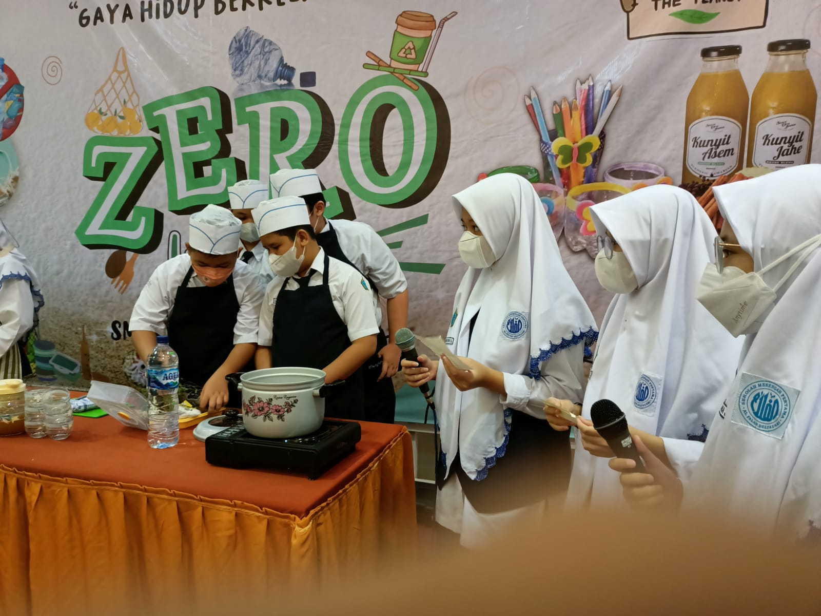 Gelar Projek Zero Waste, Siswa SMP Al Falah Deltasari Sidoarjo Deg-degan