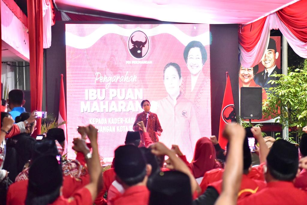 Temu Kangen Dengan Kader PDI P, Puan Maharani Berkunjung Ke Surabaya