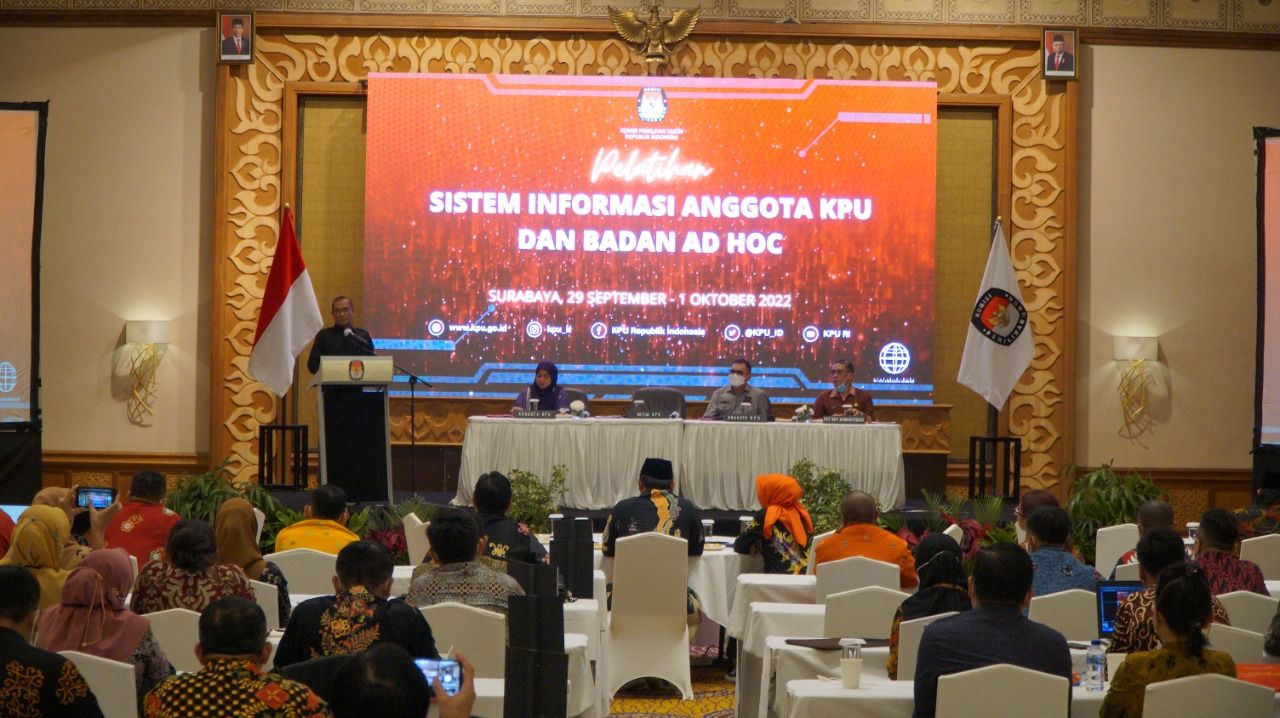 KPU Jatim Jadi Tuan Rumah Pelatihan Operator Seluruh Indonesia
