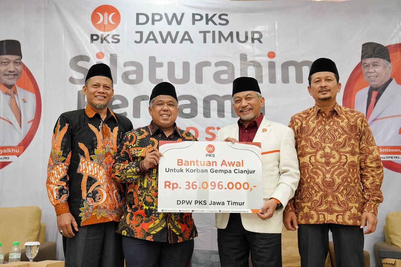 PKS Jatim Galang Dana untuk Bantu Korban Gempa Cianjur