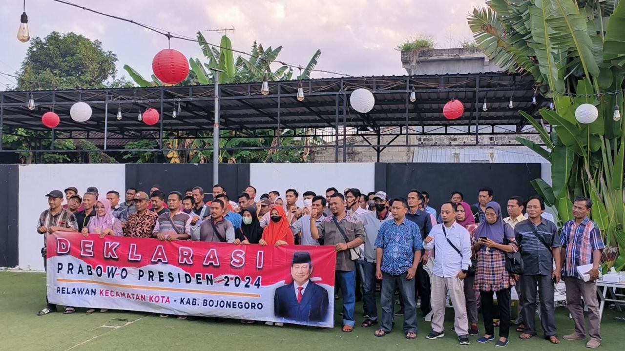 Deklarasi Relawan Prabowo, Masyarakat Bojonegoro All Out