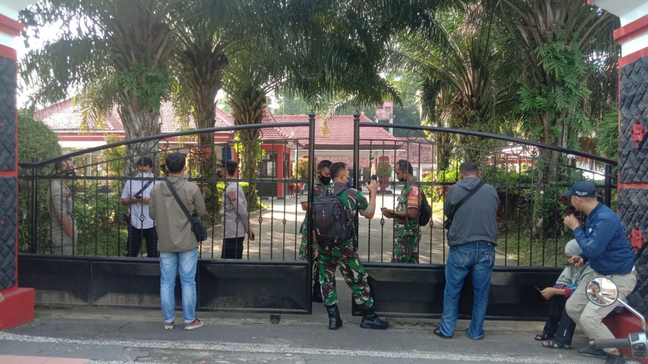 Rumah dinas Wali Kota Blitar dirampok. (Foto: Bramanta Pamungkas/jatimnow.com)