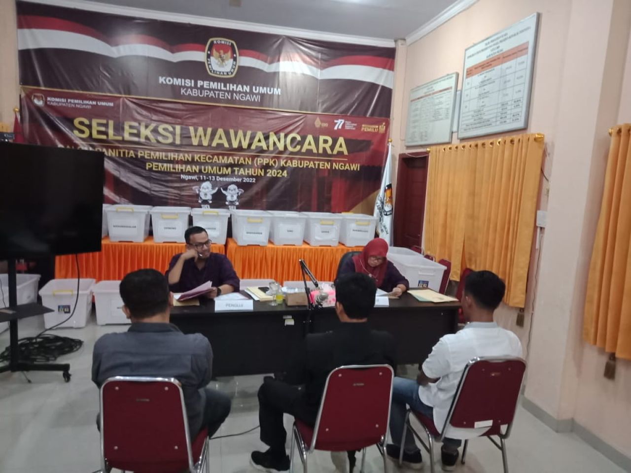 KPU Jatim Jamin Keterbukaan Pelaksanaan Tahapan Wawancara Calon Anggota PPK