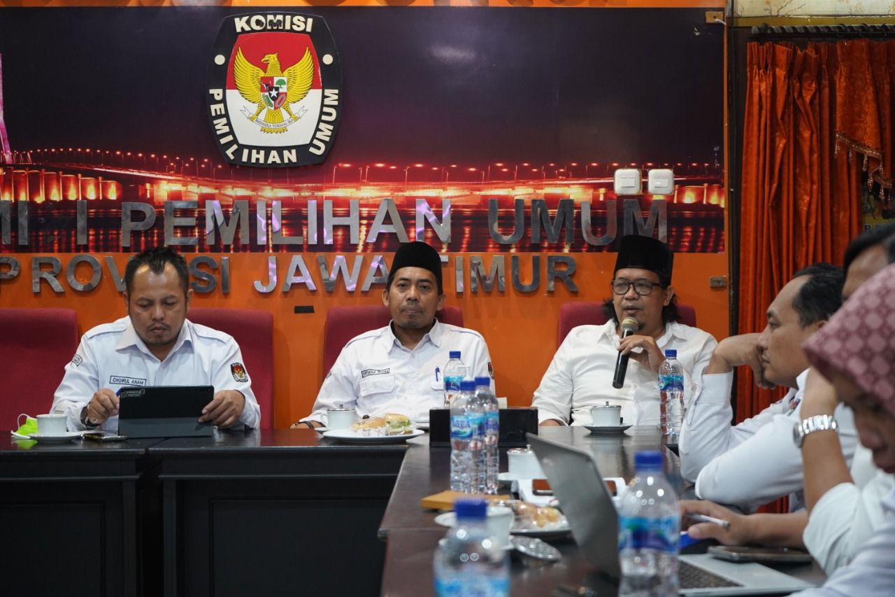 KPU Jatim Terima Kunjungan Posnu dan DPD Pertuni