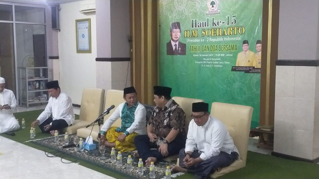 Golkar Jatim Gelar Haul HM Soeharto Ke-15, Kiai Hambali: Beliau Layak Dikenang