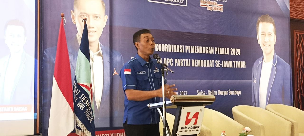 Bakomstra Demokrat Jatim Target Sumbang 10 Persen Kemenangan di Jawa Timur