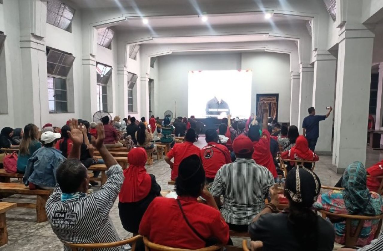 Nobar Debat Capres, Sekretaris TPD Jatim Sri Untari: Ganjar Manusia Pilihan
