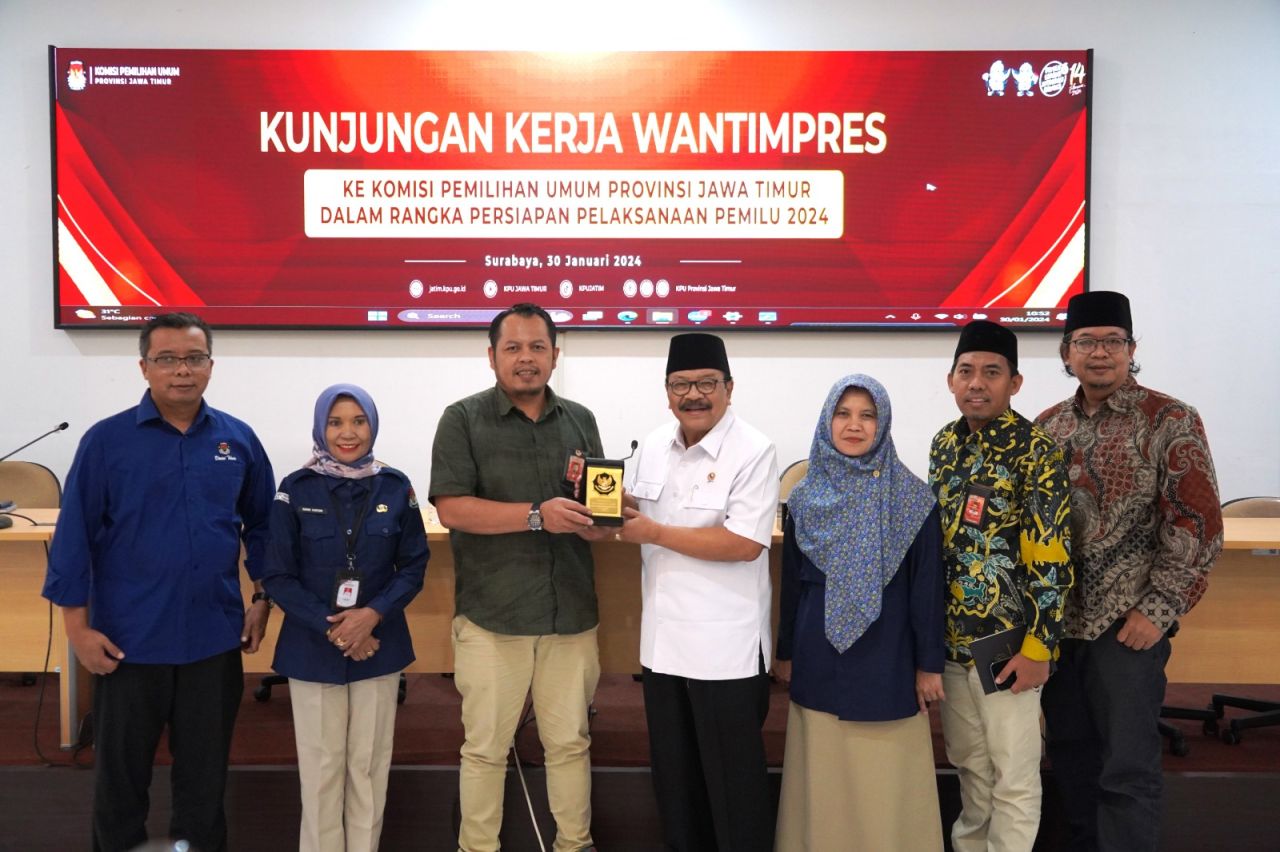 Wantimpres Kunjungi KPU Jatim