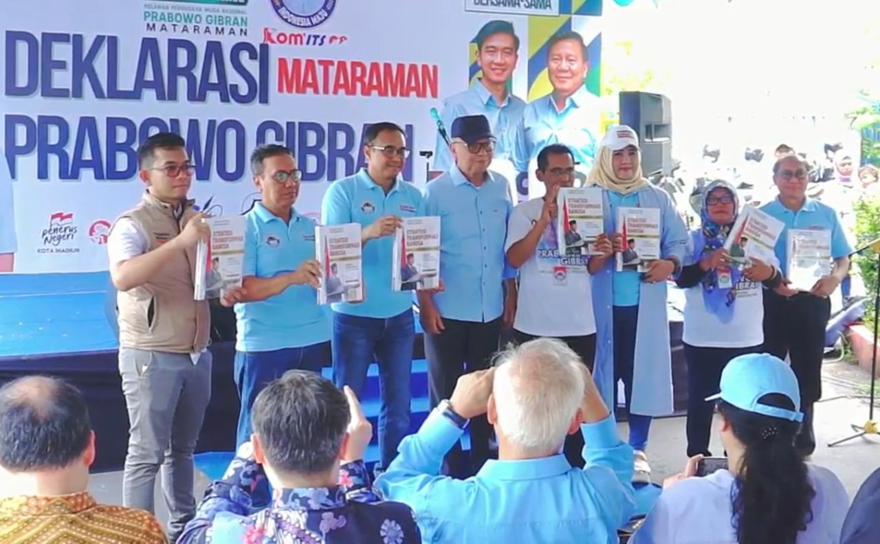 700 Orang Pendukung AMIN Madiun Raya Berpindah Haluan Dukung Prabowo-Gibran