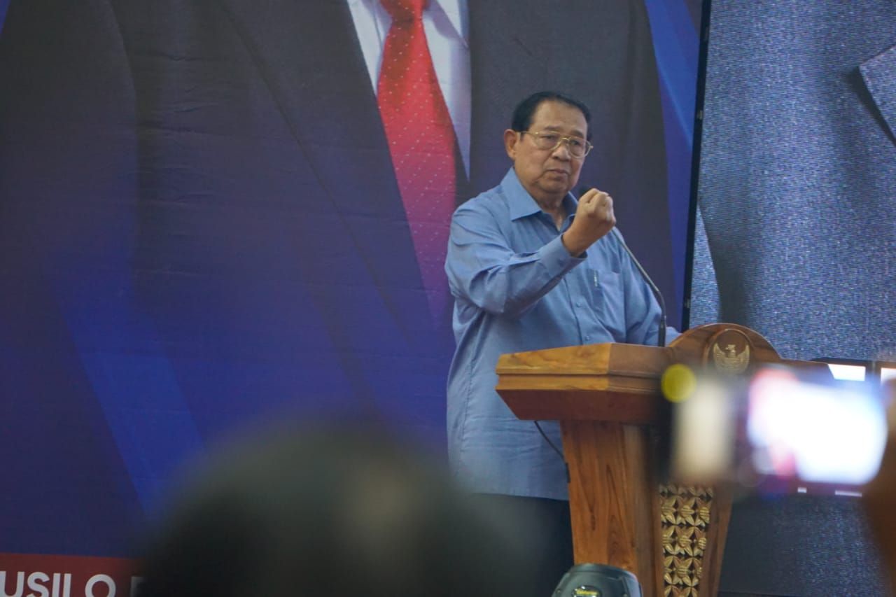 Turun Gunung di Malang, SBY Ajak Caleg Demokrat Gaspol