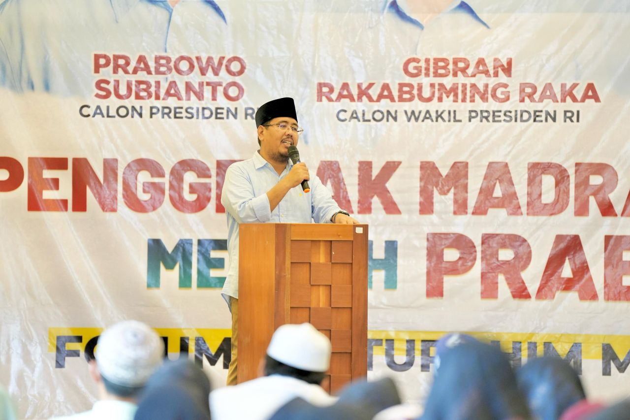 Gus Sadad Temui Ribuan Guru Madin Banyuwangi, Aura Kemenangan Prabowo-Gibran Menebal