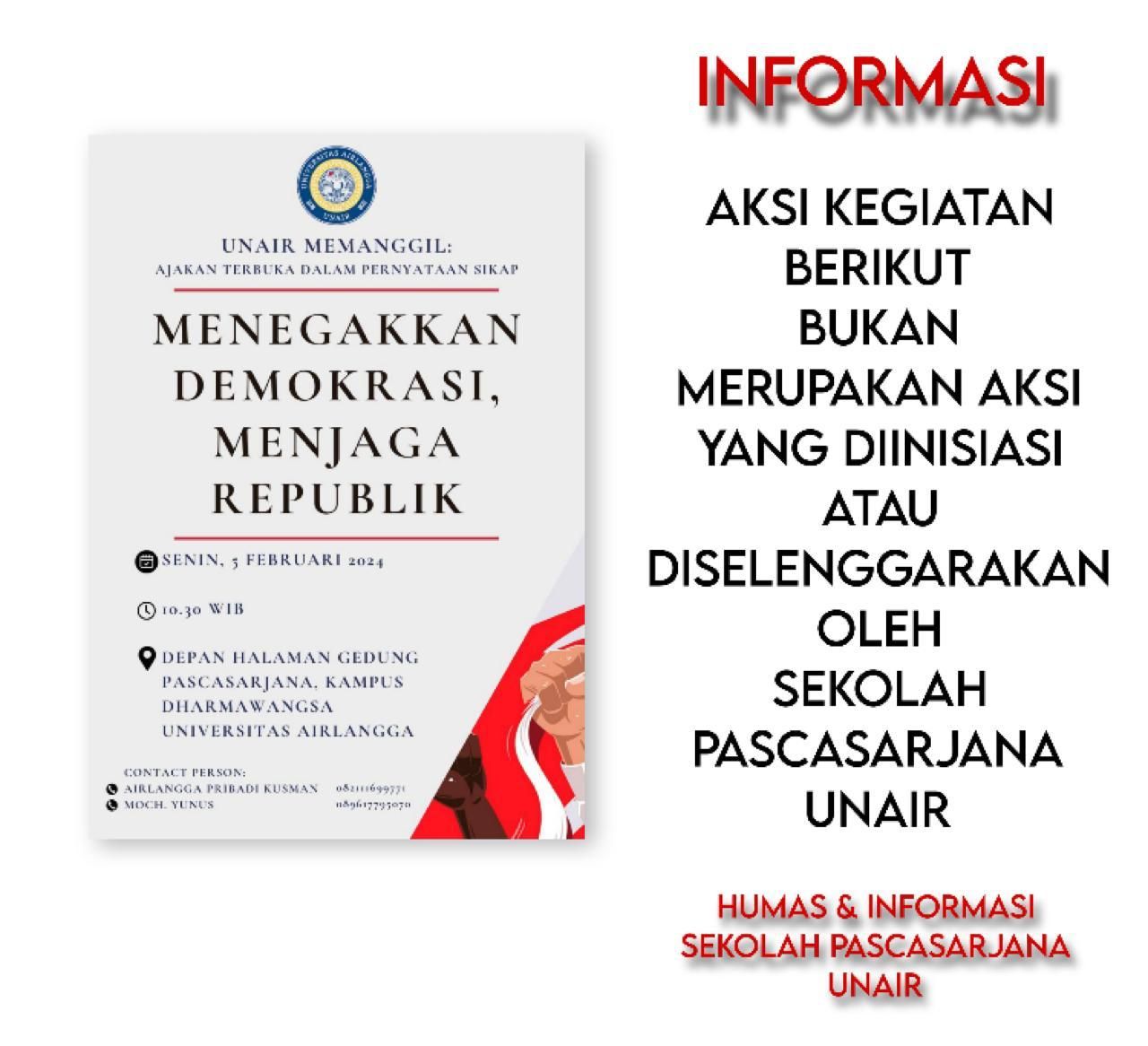 Ketika Alumni Universitas Airlangga Terbelah Gegara Kepentingan Politik