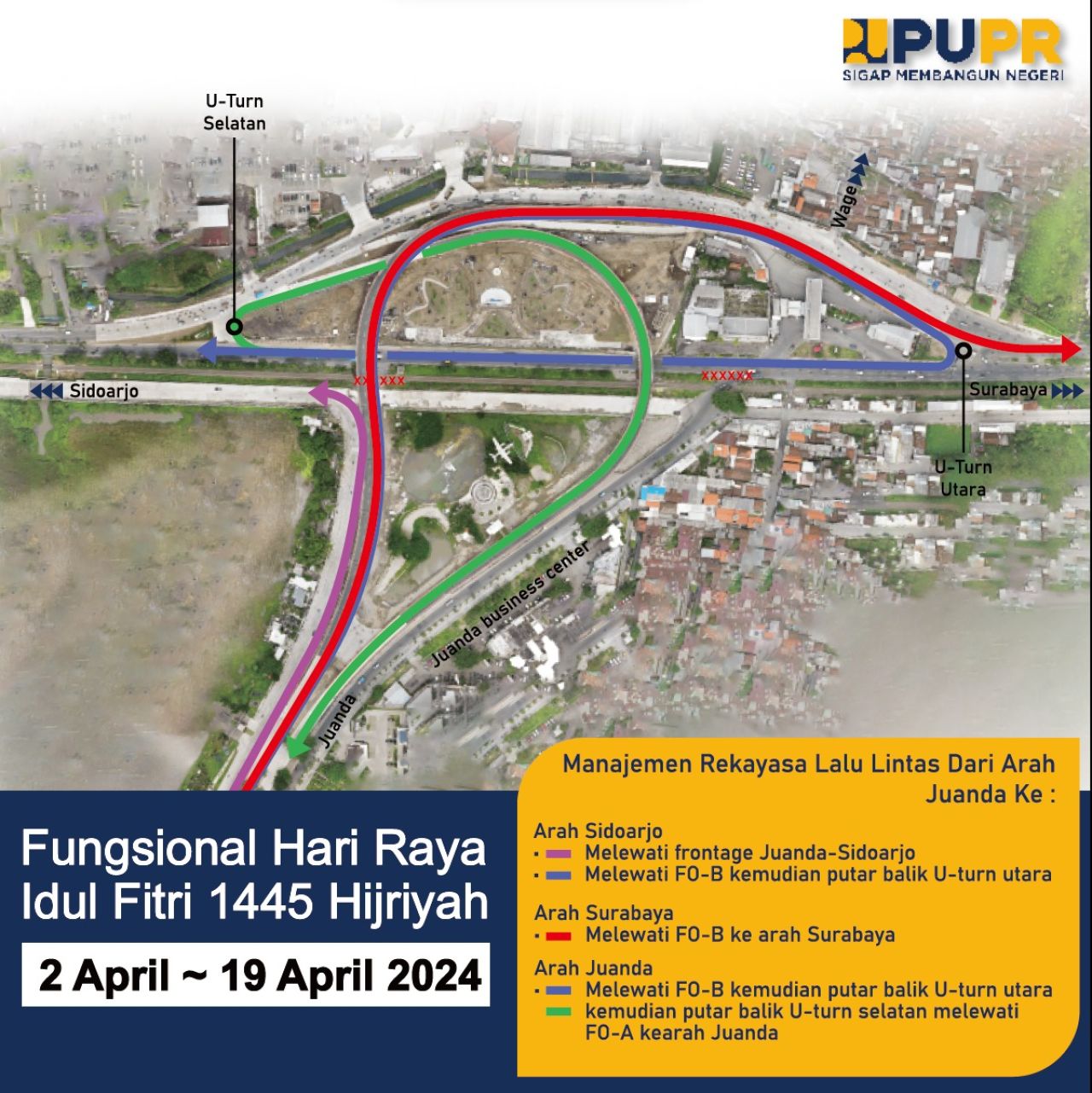Flyover Juanda Difungsikan saat Mudik Lebaran, Ini Jadwalnya