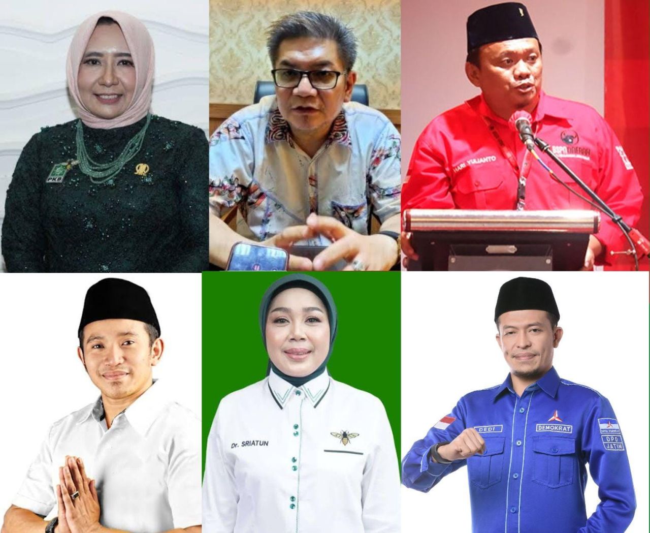 6 Caleg DPRD Dapil Jatim 2 Ini Siap-siap Berkantor di Indrapura
