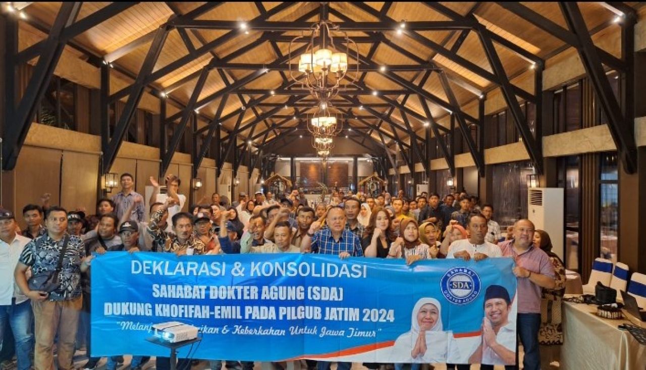 Sahabat Dokter Agung Gaungkan 2B untuk Menangkan Khofifah - Emil