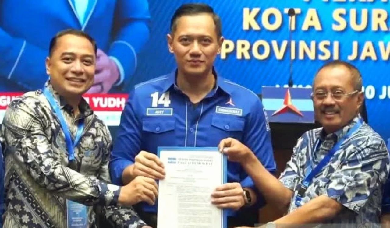 Eri-Armuji Terima Rekom Demokrat untuk Maju Pilwali Surabaya 2024