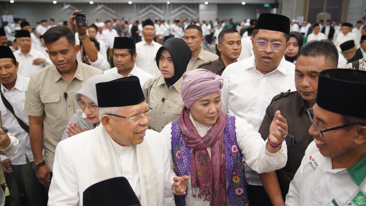 Bangkitkan Gerakan Politik Kiai, K.H Ma'ruf Amin Kampanyekan Luluk-Lukman di Pilgub Jatim