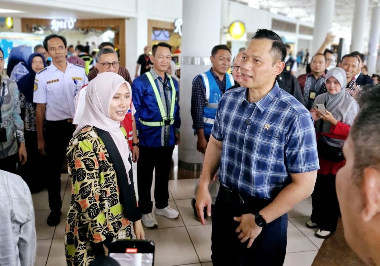 AHY Tinjau Bandara Juanda Jelang Nataru, Sri Wahyuni: Bukti Pemimpin yang Peduli