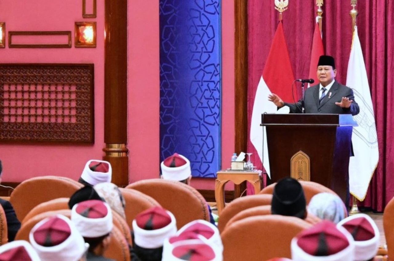 Prabowo Temui Mahasiswa Indonesia di Kairo, Ingat Pesan Ini