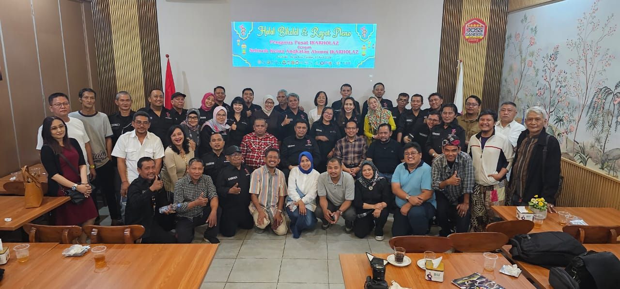 Kemeriahan Halal bihalal dan Rapat Pleno Ikarholaz