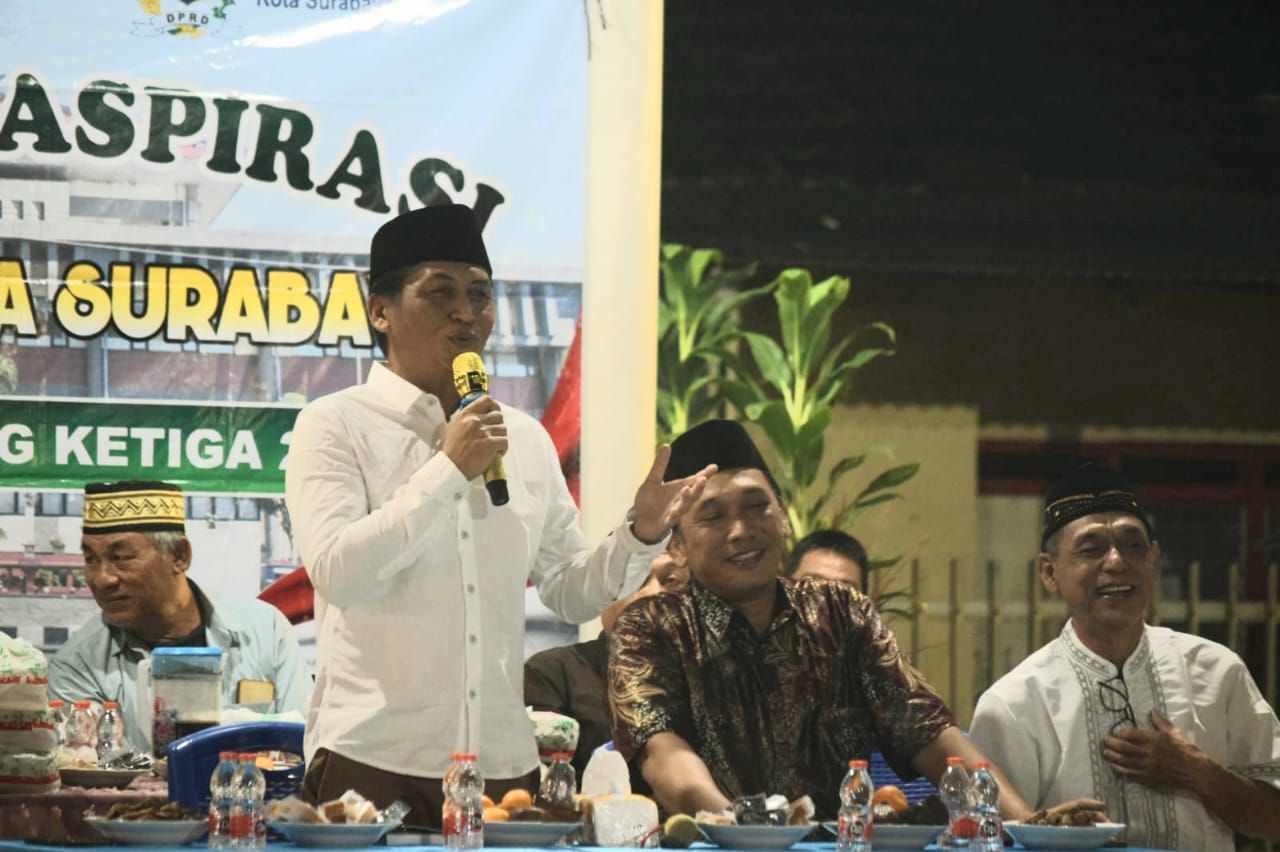 Reses, Anggota DPRD Surabaya Agus Mashuri Disambati Soal Pendidikan Hingga Infrastruktur