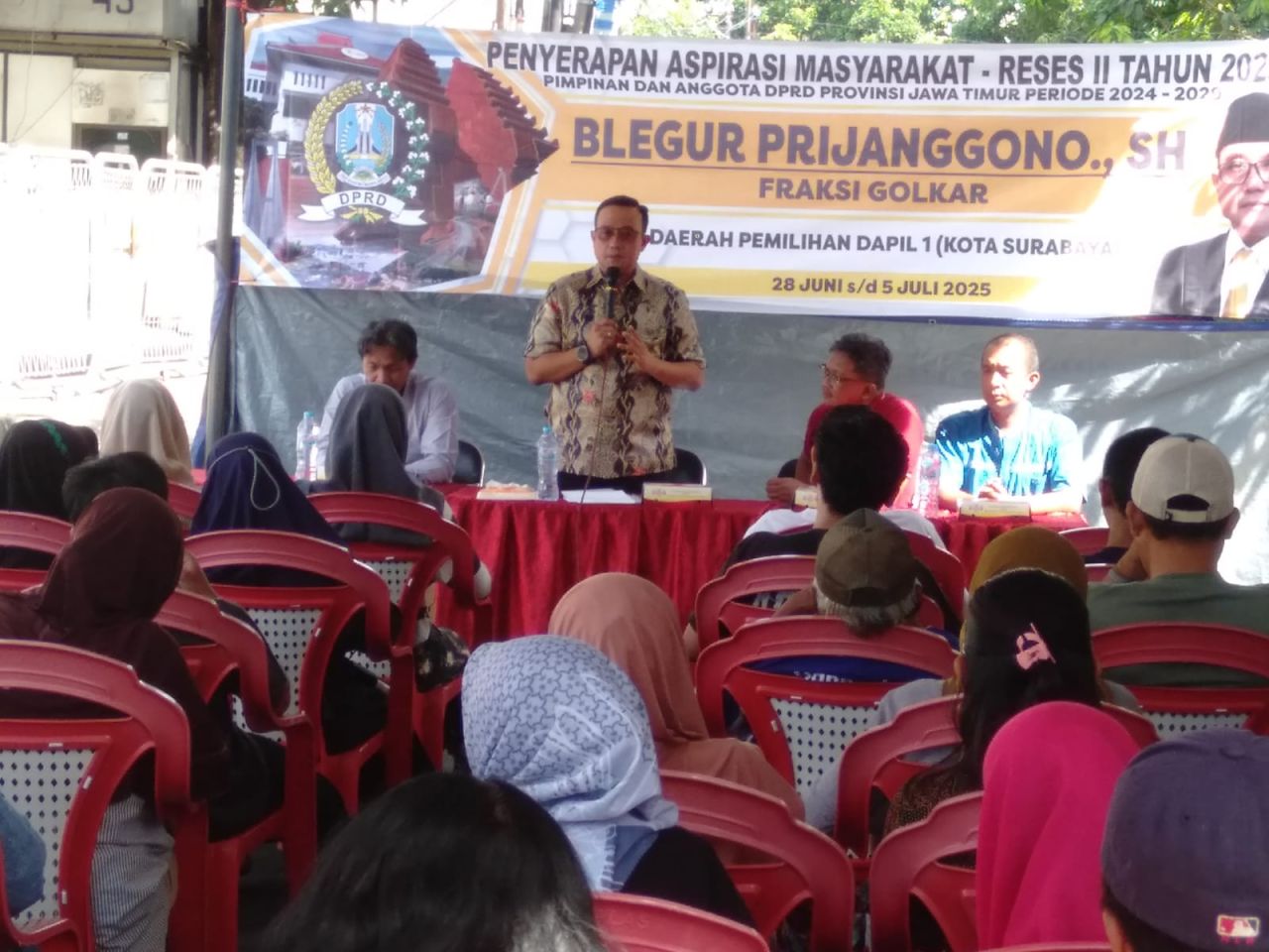 Wakil Ketua DPRD Jatim Ini Janji Perjuangkan Diskon Surat Ijo Warga Surabaya