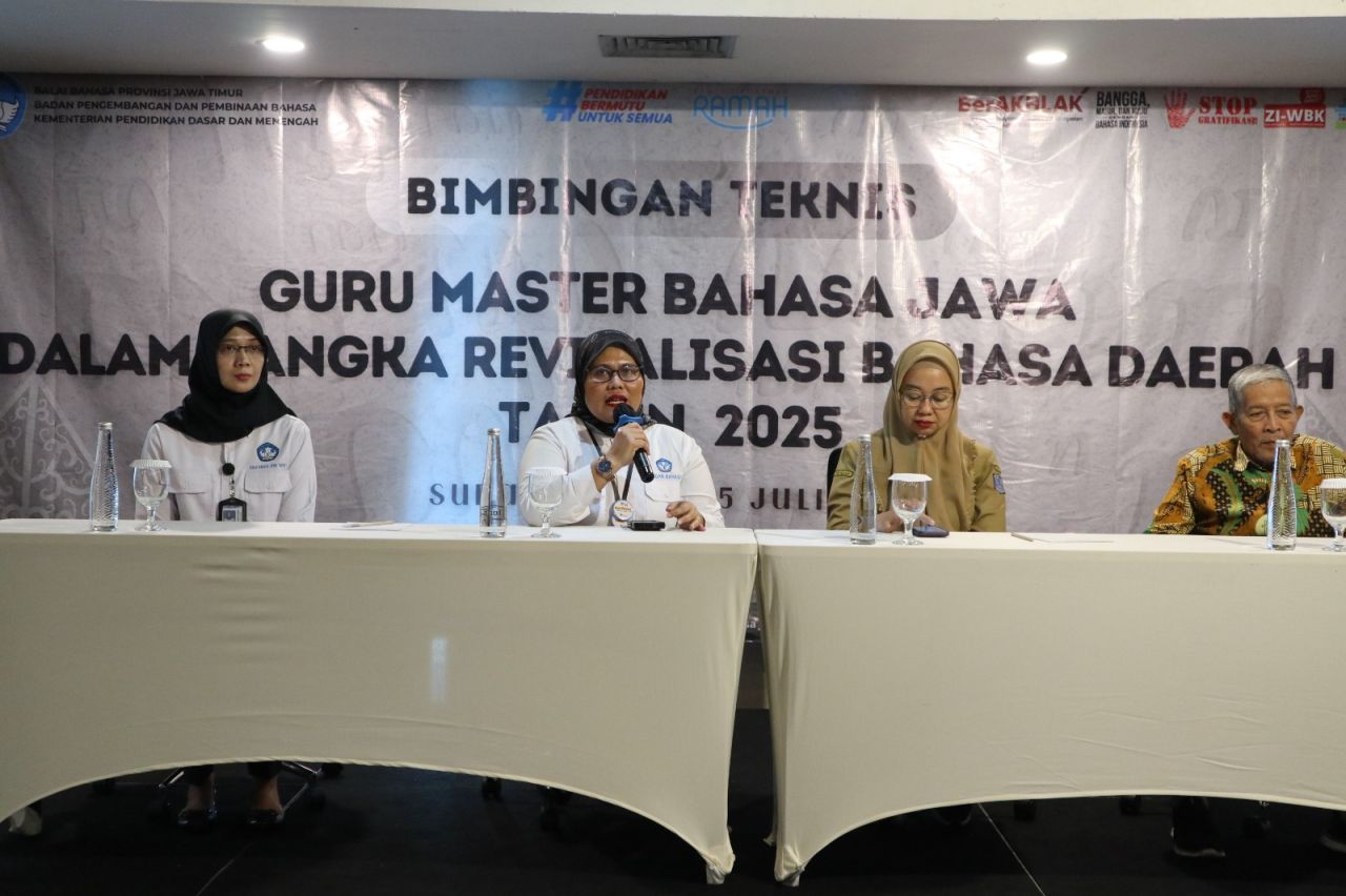 BBP Jatim Gelar Bimtek Guru Master Bahasa Jawa untuk Revitalisasi Bahasa Daerah 2025