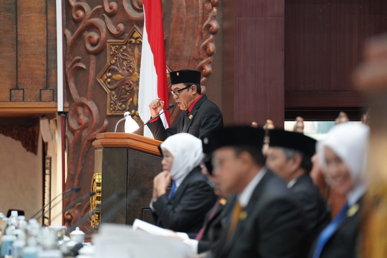 Juru Bicara Fraksi PDI Perjuangan, Y Ristu Nugroho. (Foto: Humas DPRD Jatim)