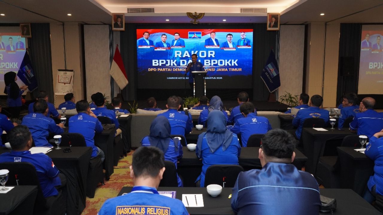 Demokrat Jatim Gelar Rakerda BPOKK dan BPJK, Panasi Mesin Jelang 2029