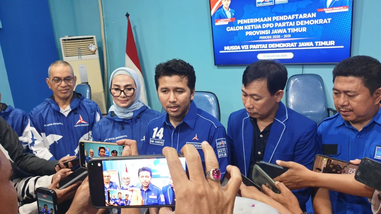 Emil Dardak Resmi Maju Jadi Calon Ketua DPD Partai Demokrat Jatim