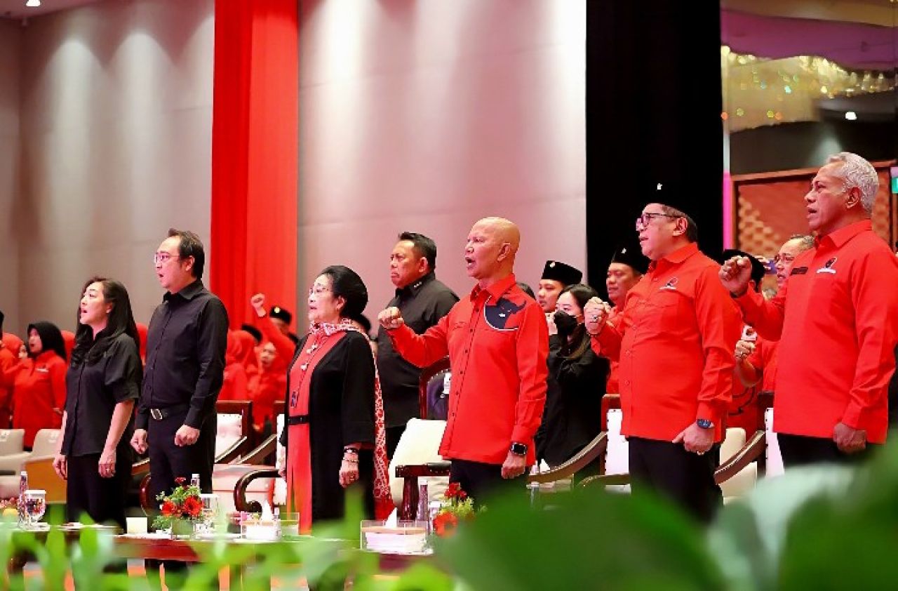 Megawati Gembleng Kader di Surabaya, Hasto Optimistis PDIP Menang Pileg dan Pilgub di Jatim