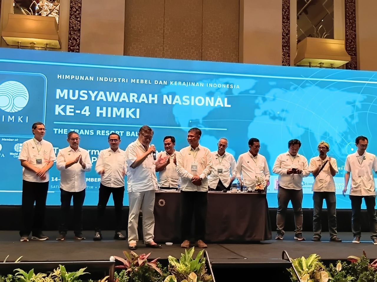 Musyawarah Nasional (Munas) ke-4 Himpunan Industri Mebel dan Kerajinan Indonesia (HIMKI) di The Trans Resort Bali. (Foto: Ist)