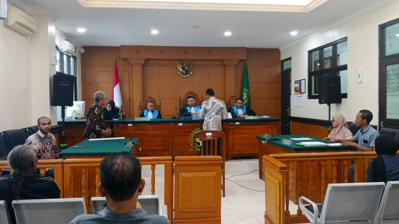 Suasana persidangan di PTUN, Kamis (1/10/2026)