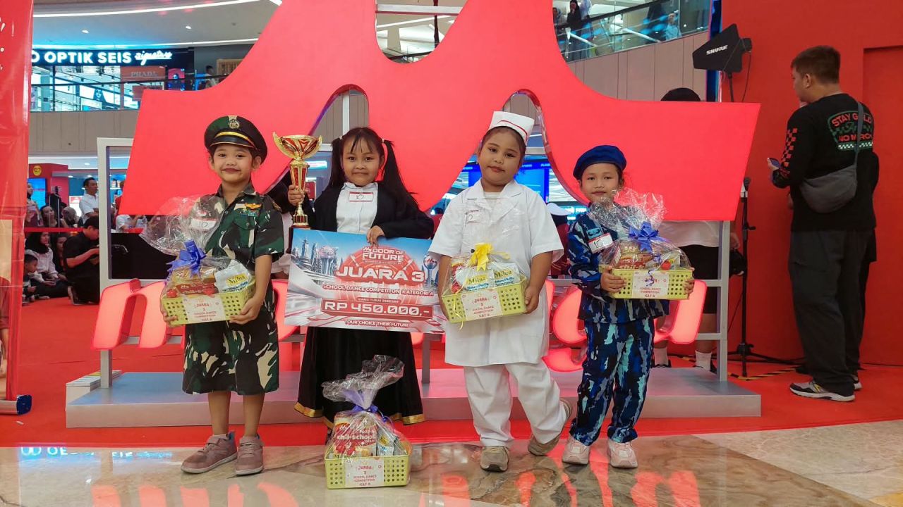 Siswa TK Mojo Indah Surabaya Borong 2 Juara di Morinaga Dance Competition