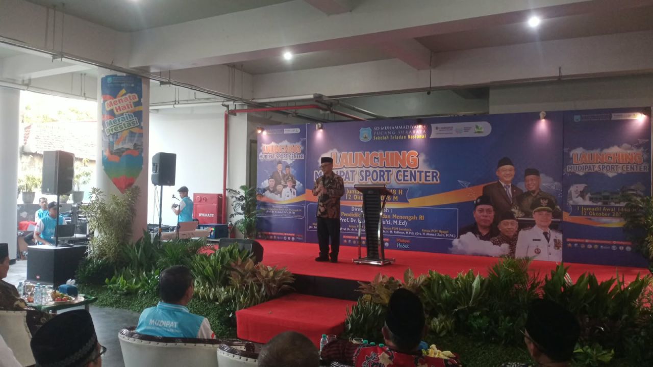 Mendikdasmen Abdul Mu&rsquo;ti Dorong Penguatan Pendidikan Karakter Lewat Mudipat Sport Center